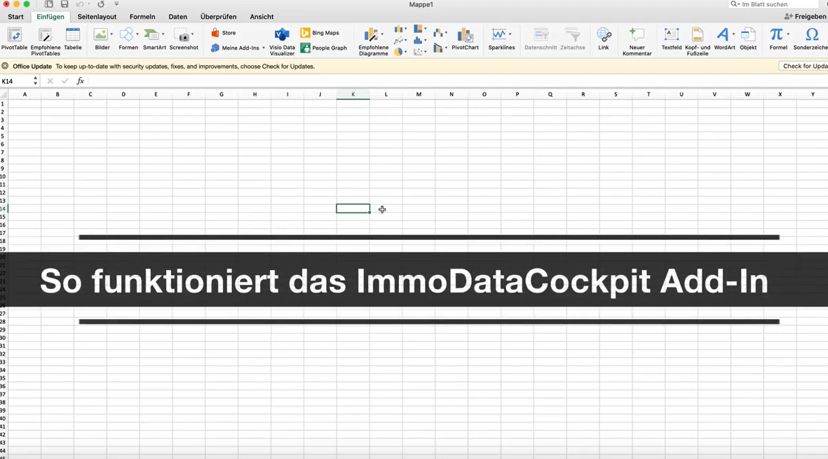 ImmoDataCockpit Excel Add-In
